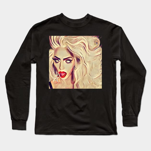 Alyssa Edwards Long Sleeve T-Shirt by awildlolyappeared